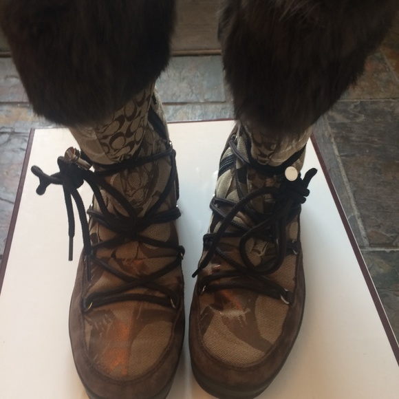 Coach Laurilyn Patchwork Boots - Picture 5 of 7